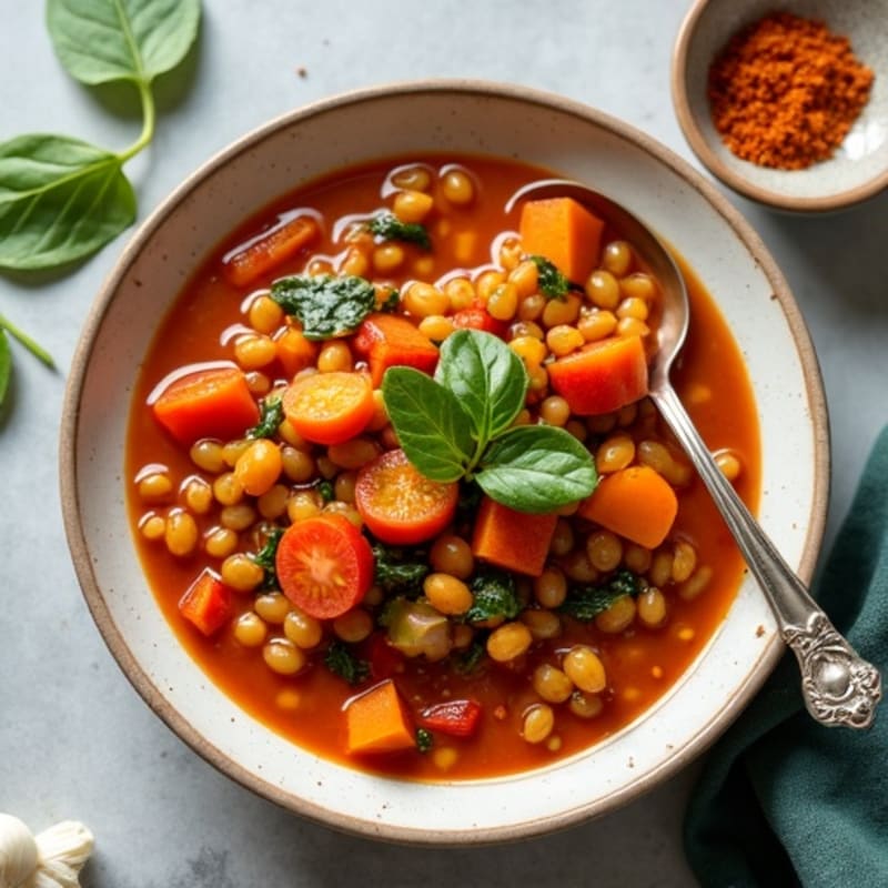 Hearty Spiced Red Lentil Stew