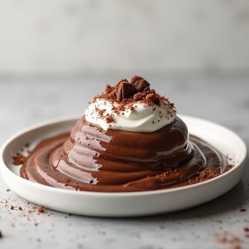 Silky Chocolate Protein Pudding with Greek Yogurt