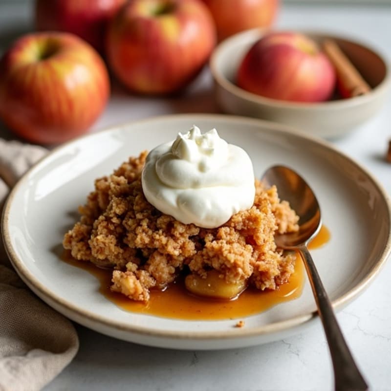 Cinnamon-Spiced Baked Apple Crisp