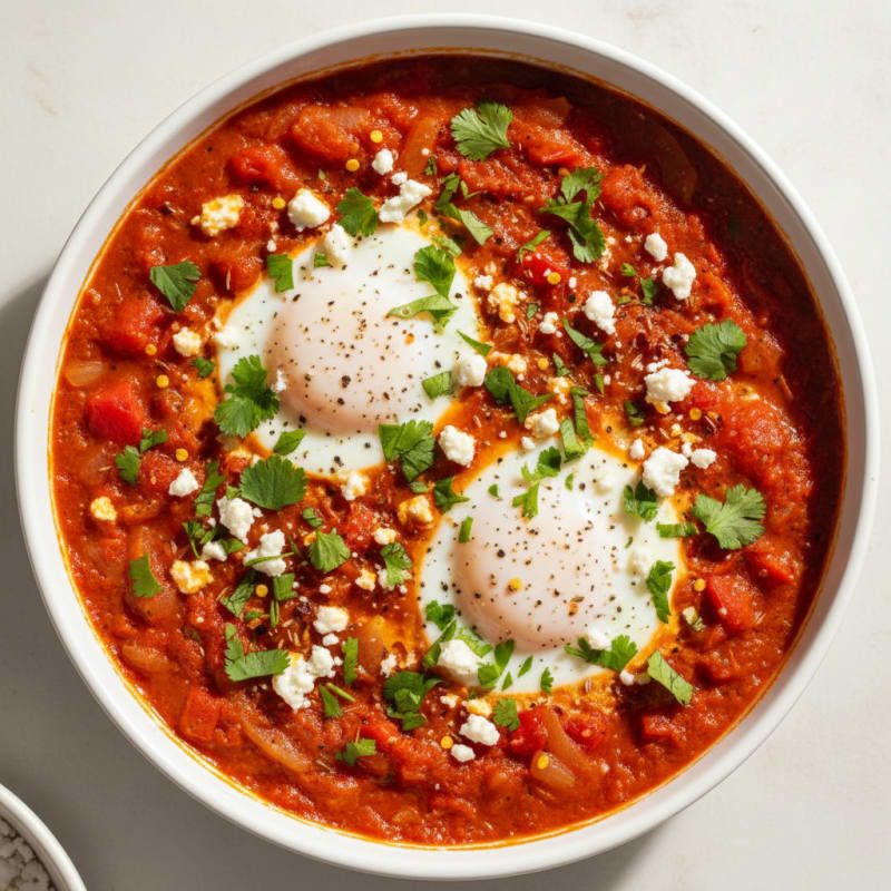 Classic Shakshuka with Feta and Herbs