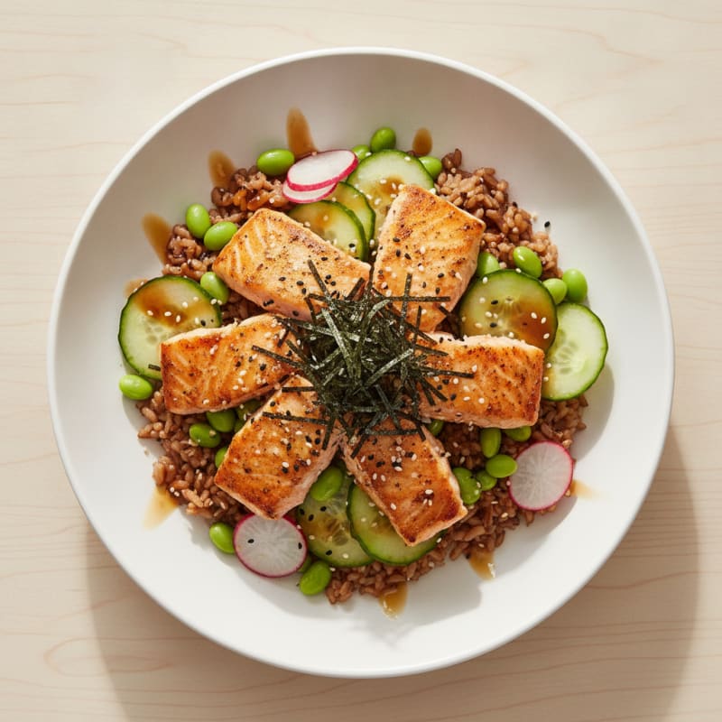 Salmon Sushi Rice Bowl