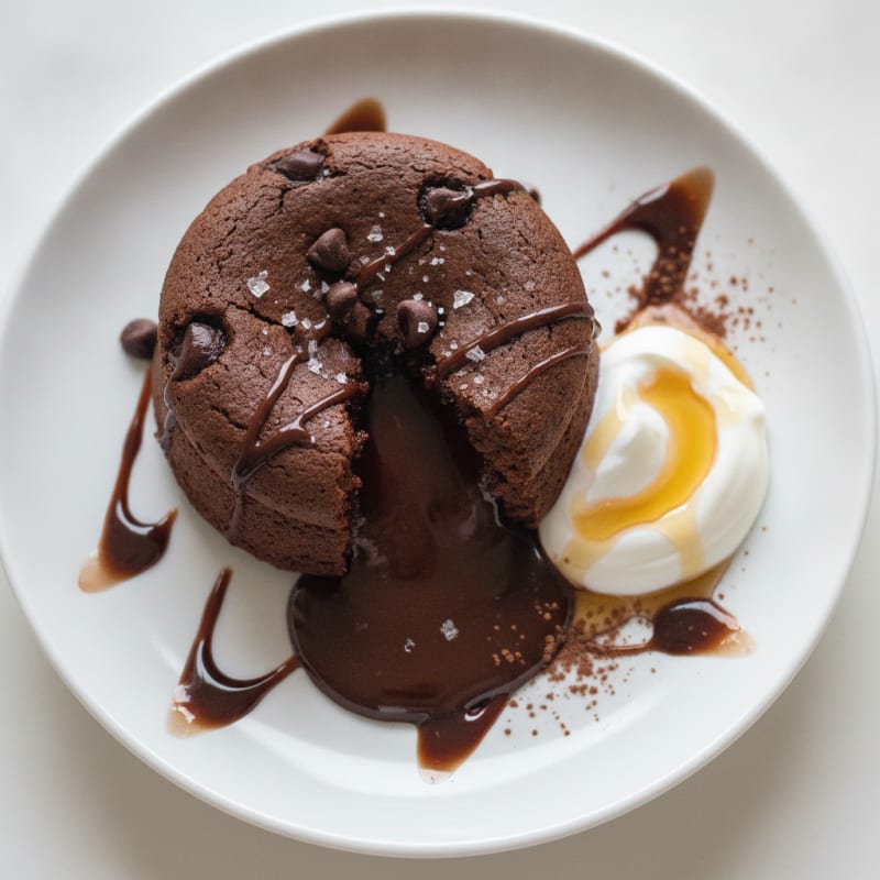 High-Protein Decadent Chocolate Lava Cake