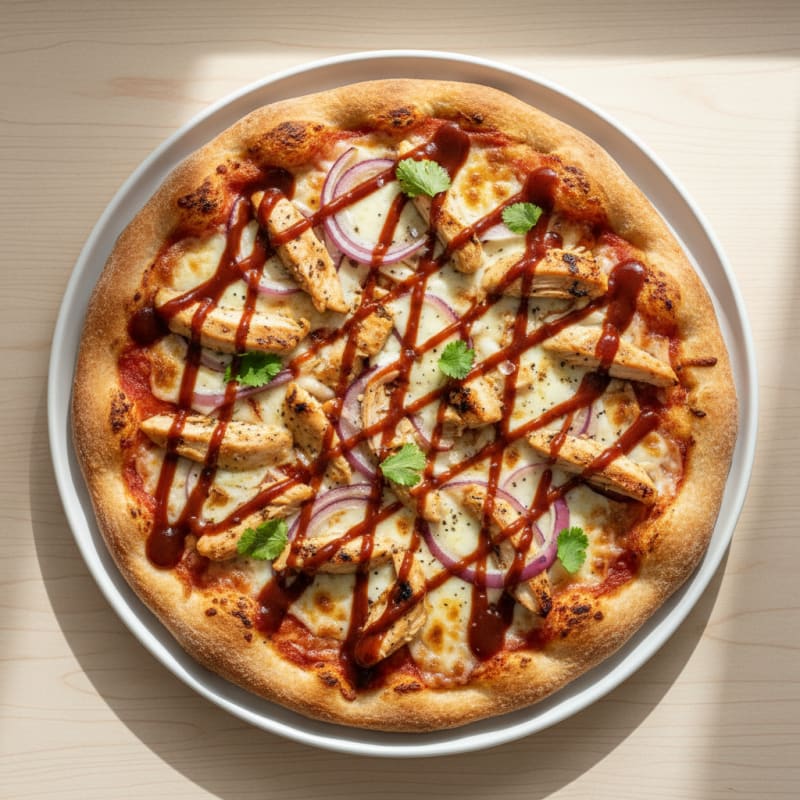 Smoky BBQ Chicken Pizza with Caramelized Onions