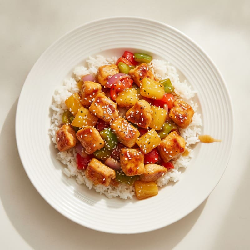 Sweet and Sour Chicken Stir-Fry