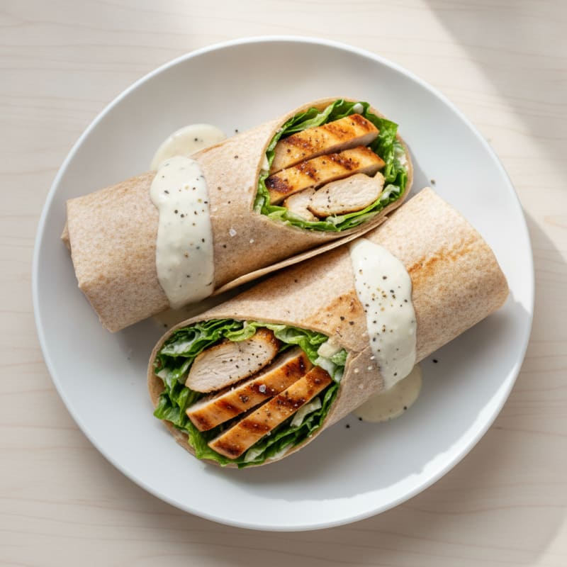 Chicken Caesar Tortilla Wraps