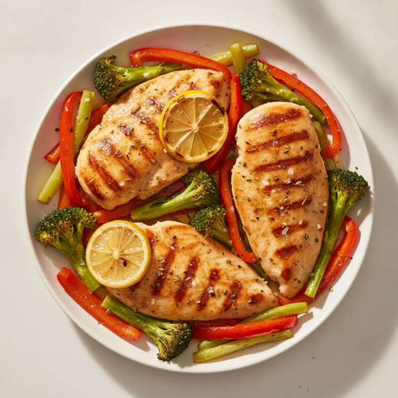 Sheet Pan Lemon Herb Chicken and Veggies