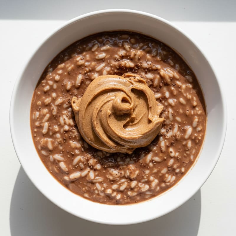 Chocolate Protein Rice Pudding