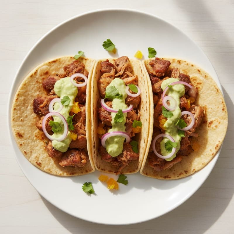 Slow-Cooked Pork Carnitas Tacos