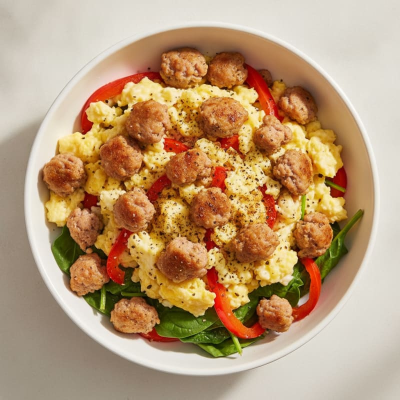 Sausage and Egg Breakfast Bowl