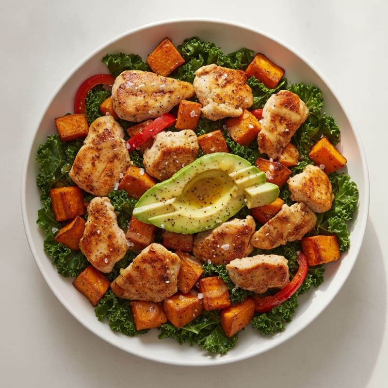 Chicken and Sweet Potato Power Bowl