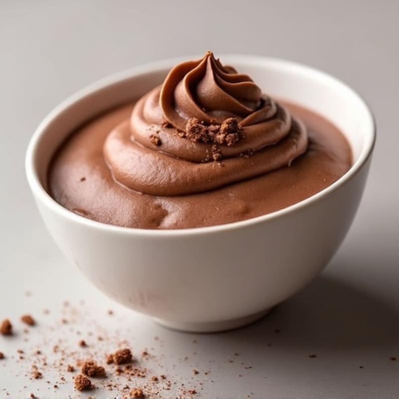 Silky Chocolate Protein Pudding with Greek Yogurt