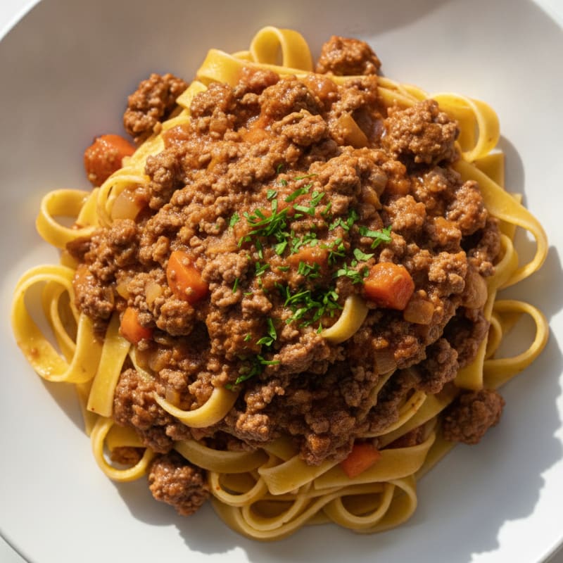 Fresh Tagliatelle with Ragu Bolognese