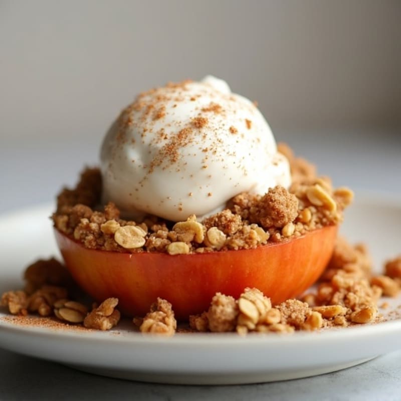 Cinnamon-Spiced Baked Apple Crisp