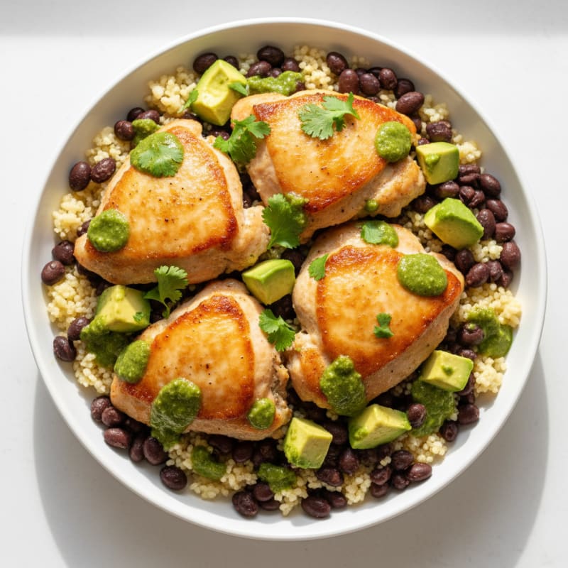 Zesty Cilantro-Lime Chicken Thighs