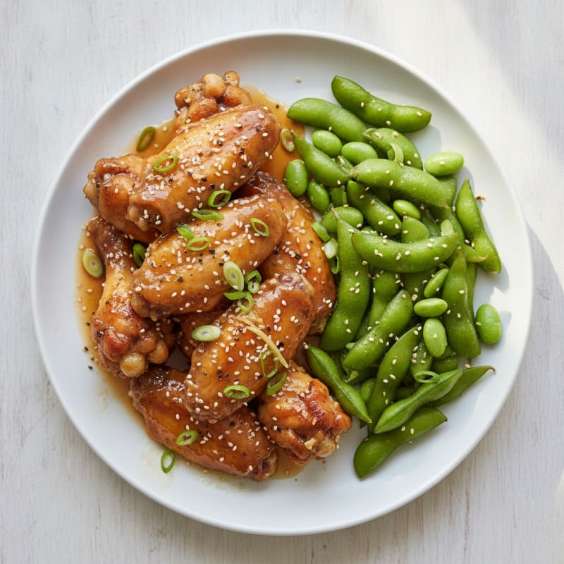 Honey-Garlic Glazed Chicken Wings