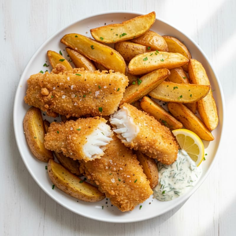 Classic Beer-Battered Fish and Chips