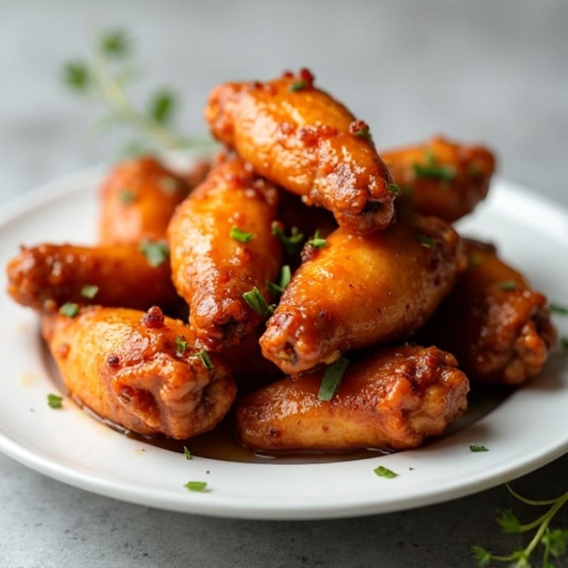Crispy Honey Glazed Chicken Wings