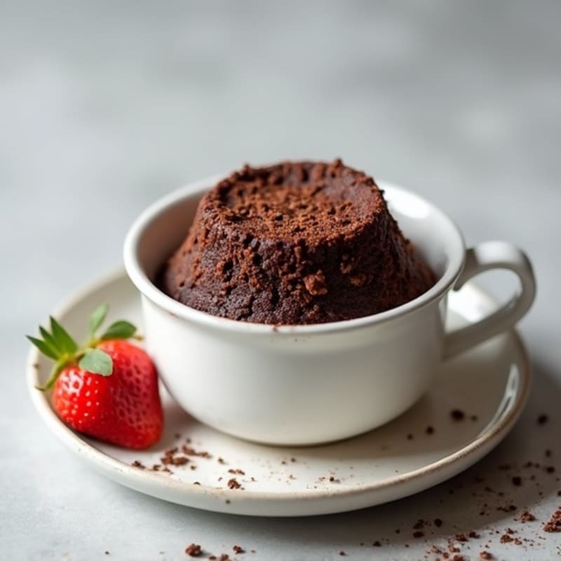 Protein-Rich Double Chocolate Mug Cake