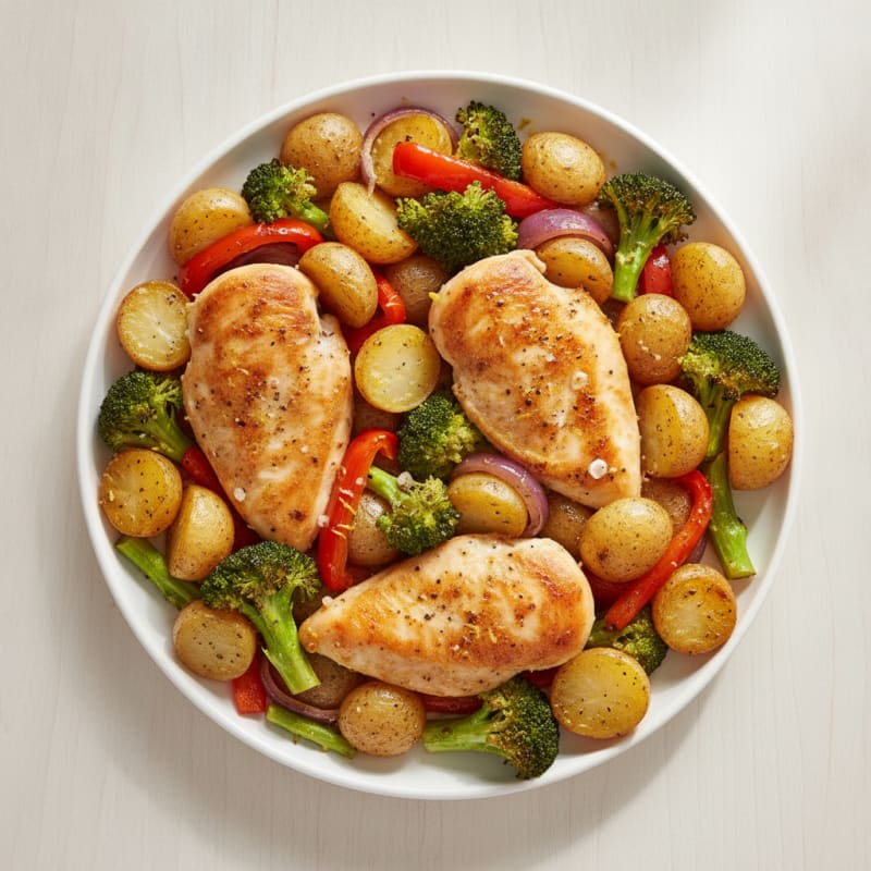 Sheet Pan Lemon Herb Chicken