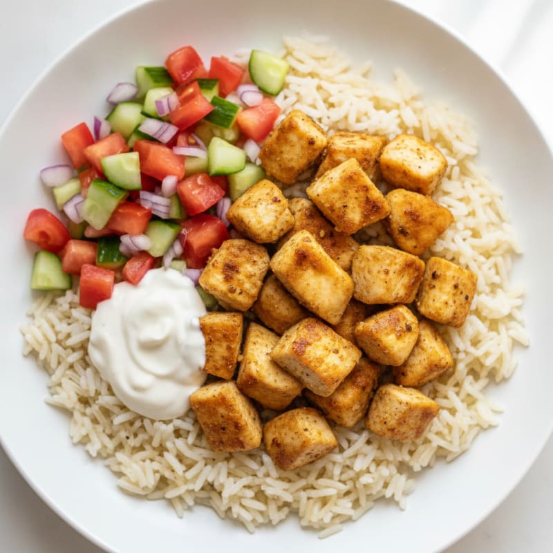 Chicken Shawarma Rice Bowl