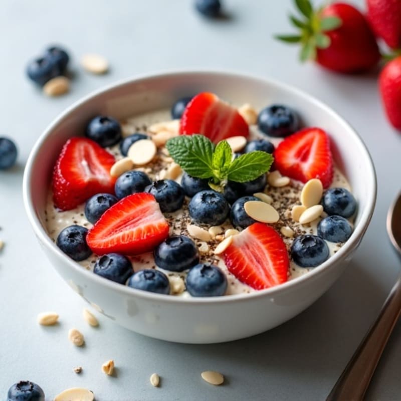 Protein-Packed Cottage Bowl with Fresh Berries