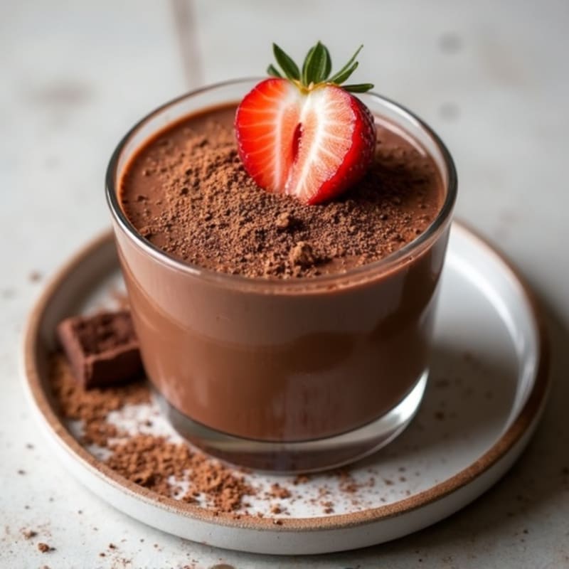 Silky Chocolate Protein Pudding