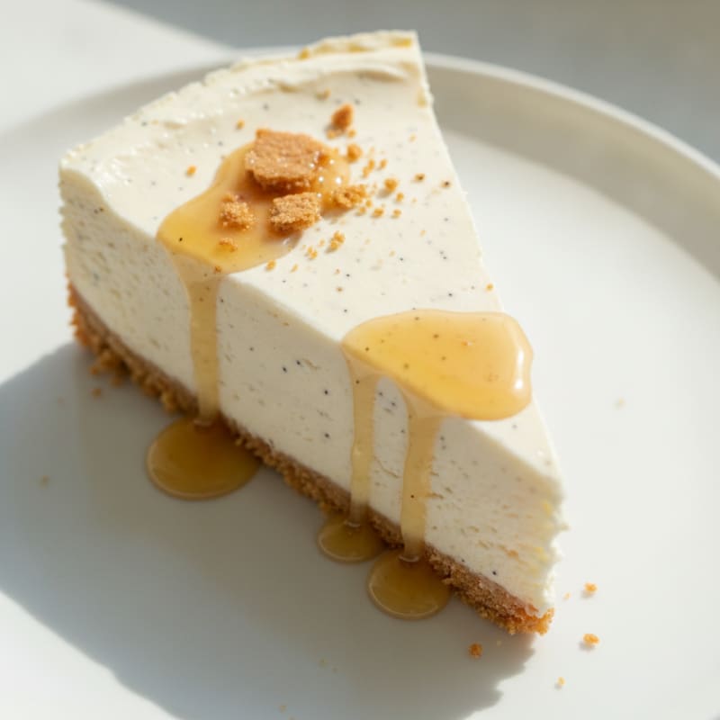 Vanilla Greek Yogurt Protein Cheesecake