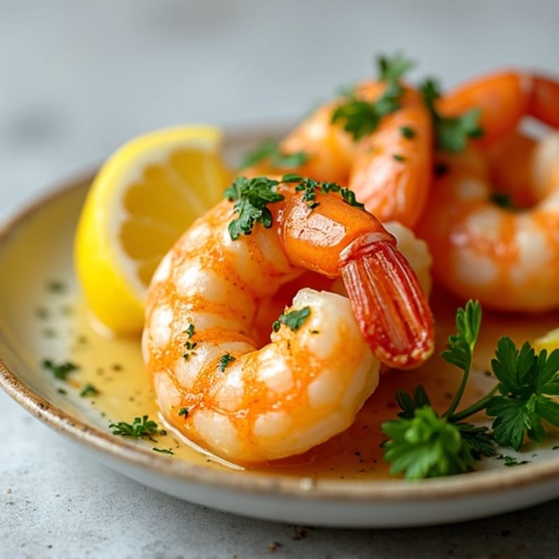 Pan-Seared Lemon Garlic Butter Shrimp with Fresh Herbs