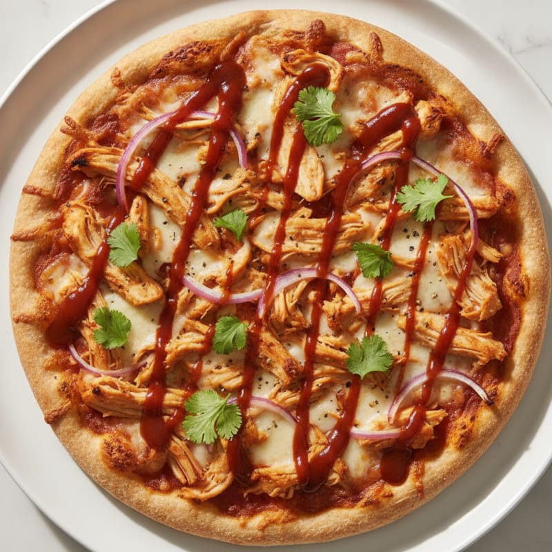 High-Protein BBQ Chicken Pizza