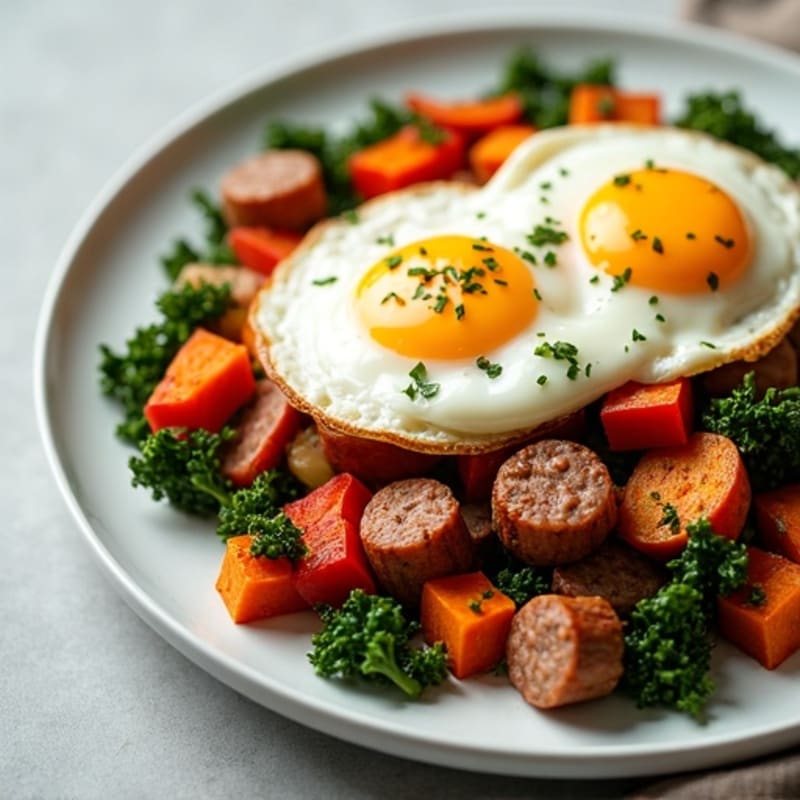 Protein-Packed Sweet Potato Hash Breakfast Skillet