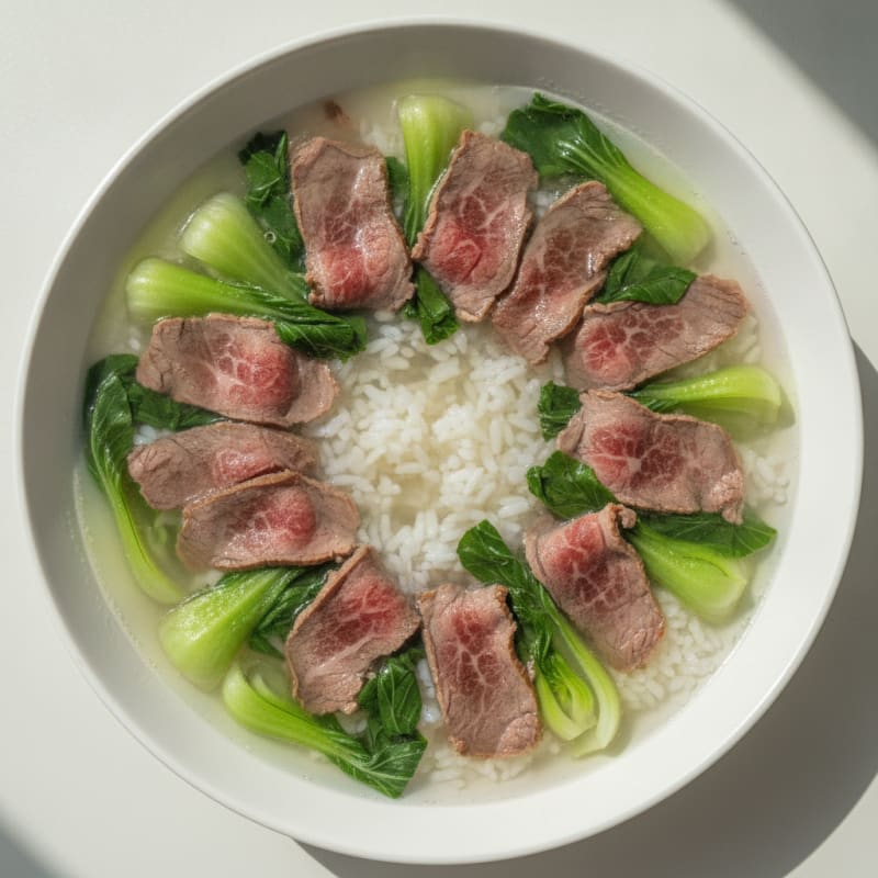 Angus Beef Hot Pot with Bok Choy