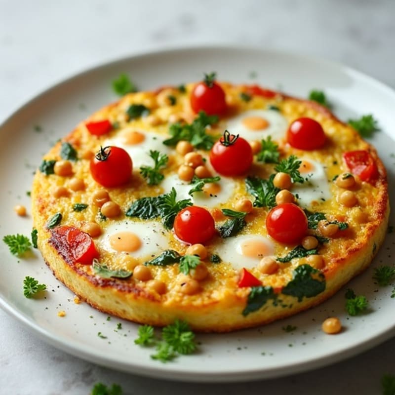 Fluffy Mediterranean Herb Frittata