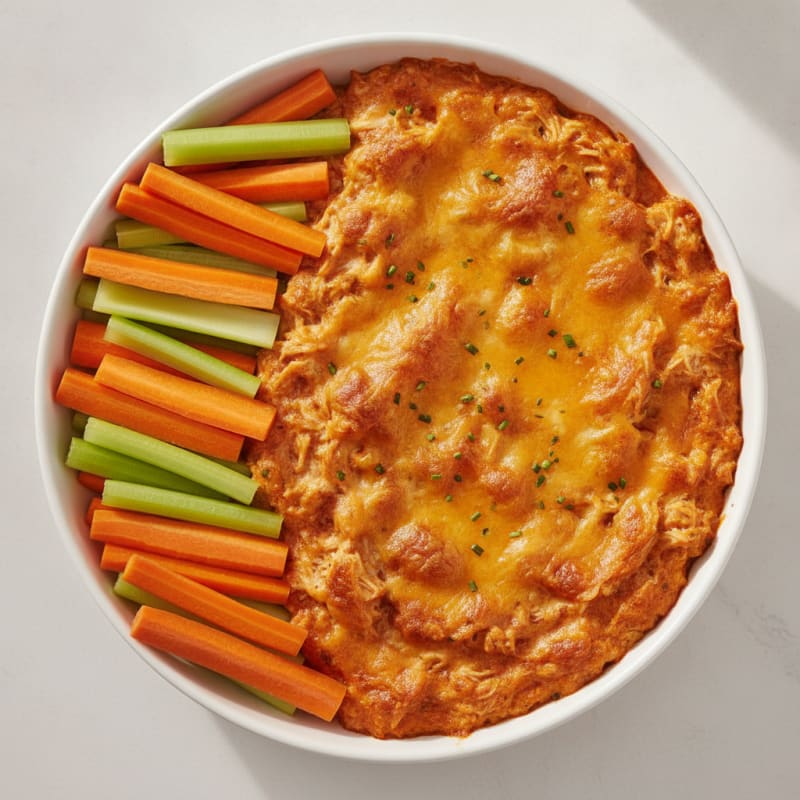 Clean Buffalo Chicken Dip