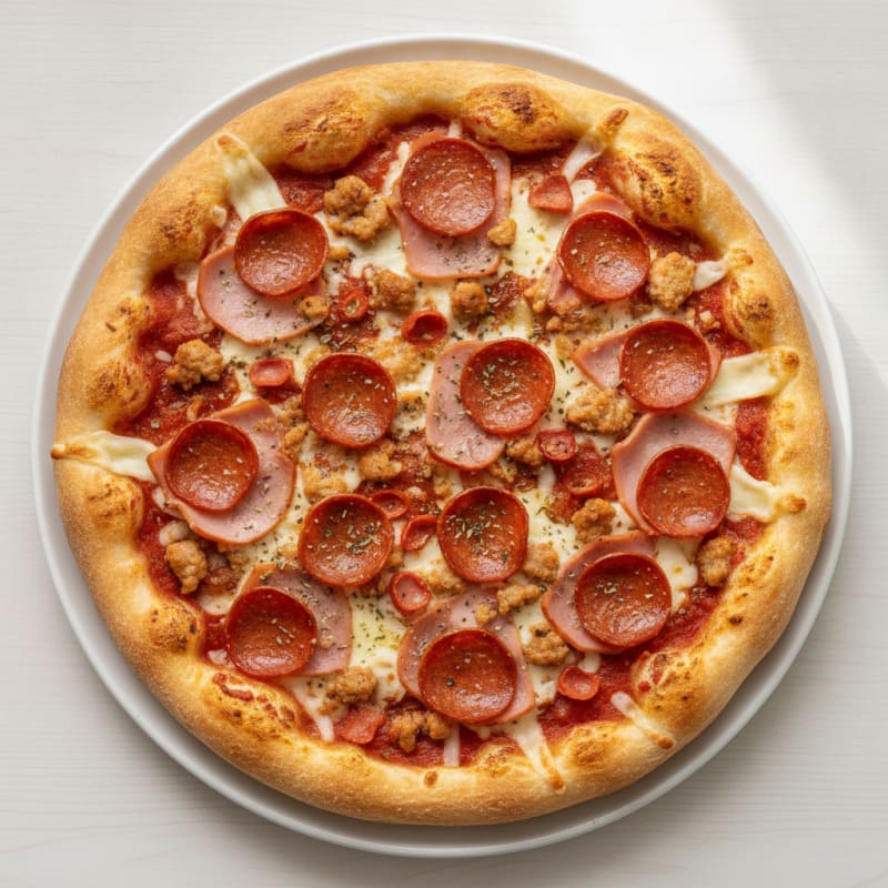 Stuffed Crust Meat Lovers Pizza