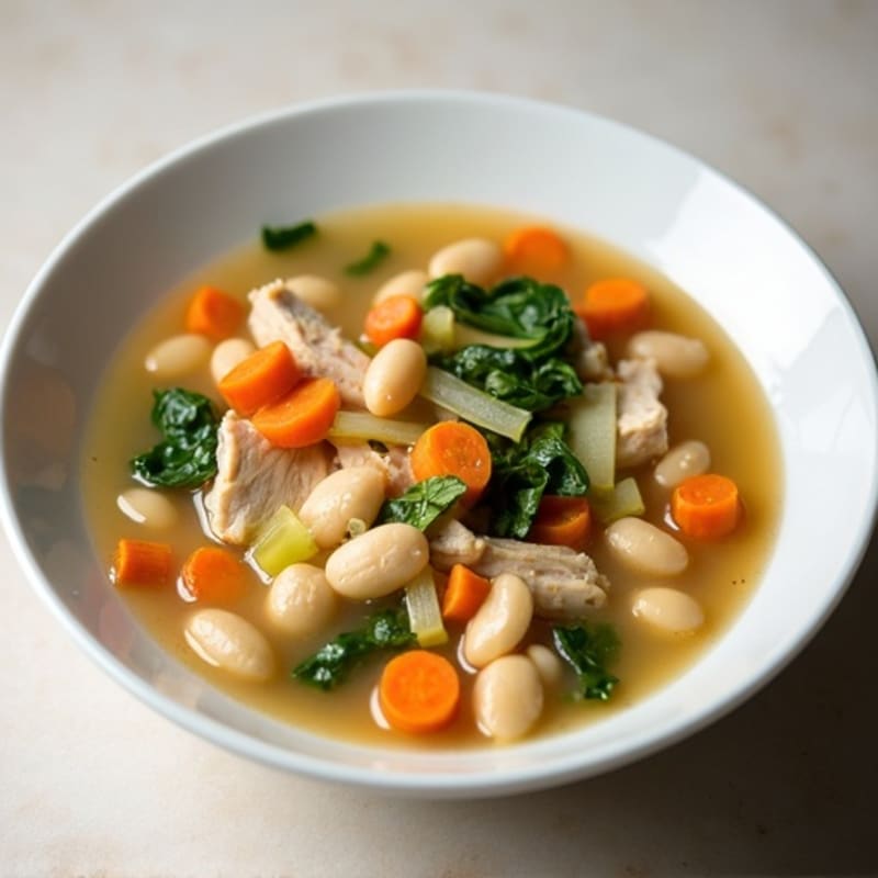 Creamy Chicken and White Bean Soup