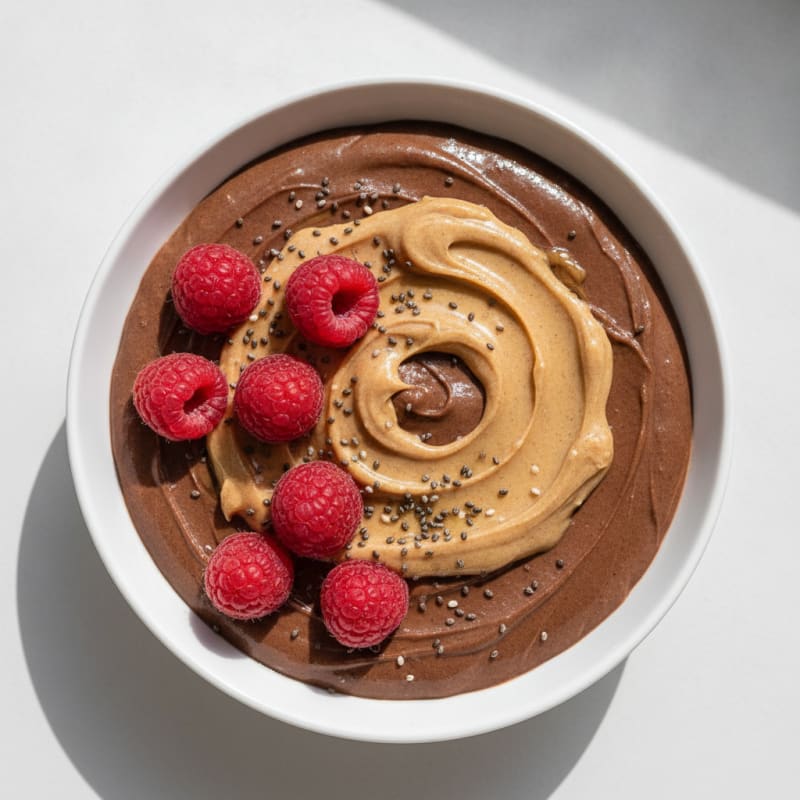 Silky Chocolate Protein Pudding with Greek Yogurt