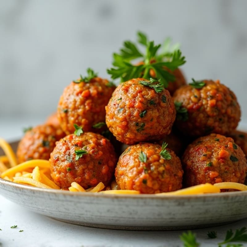 Hearty Baked Lentil Meatballs