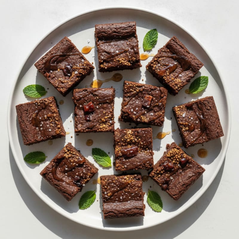 Chocolate Quinoa Date Energy Squares