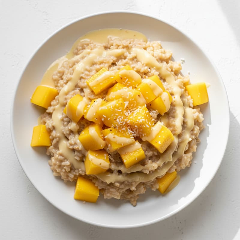 Creamy Coconut Mango Sticky Rice