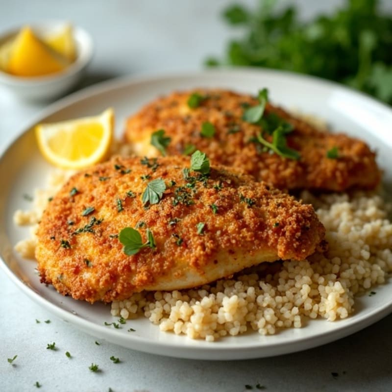 Crispy Baked Buttermilk Chicken with Herbs
