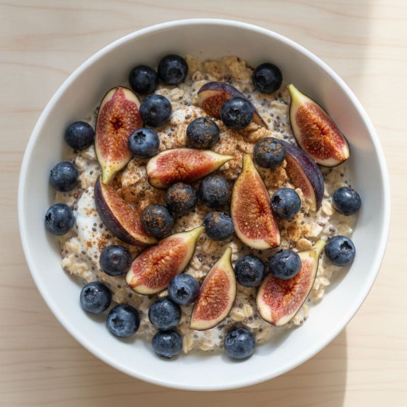 Blueberry Fig Overnight Oats