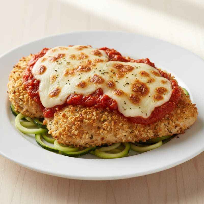 Crispy Baked Chicken Parmesan with Marinara