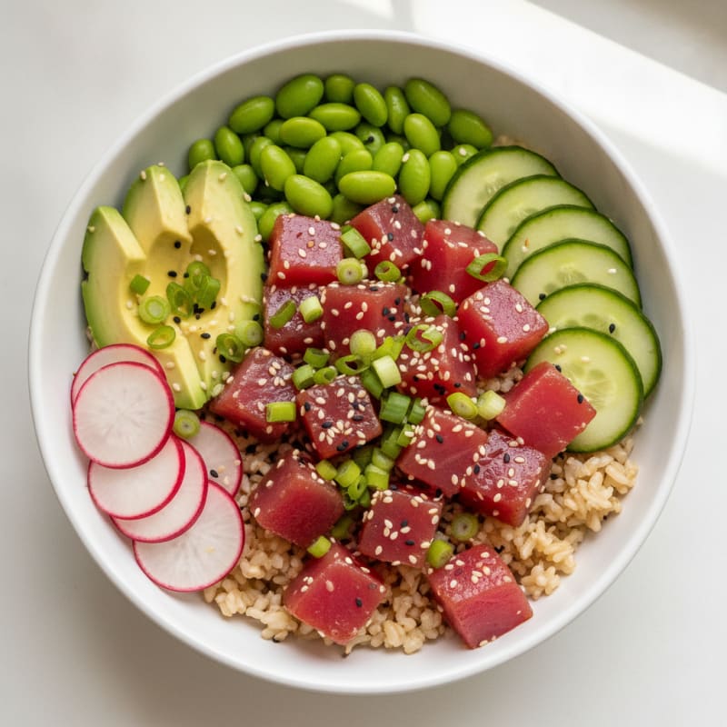Ahi Tuna Poke Bowl