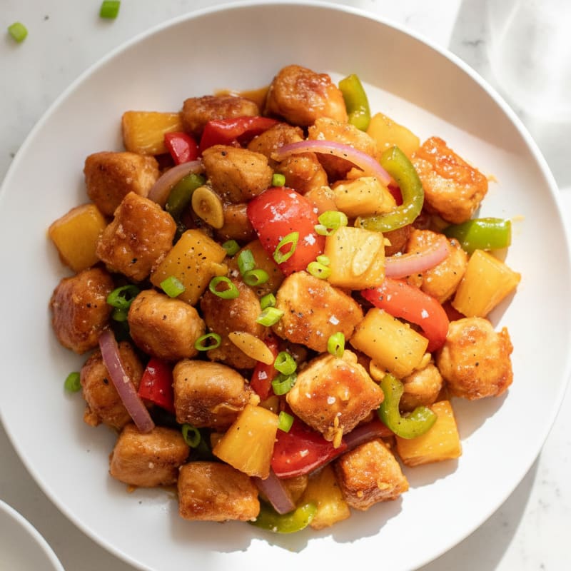 Sweet and Sour Chicken with Pineapple