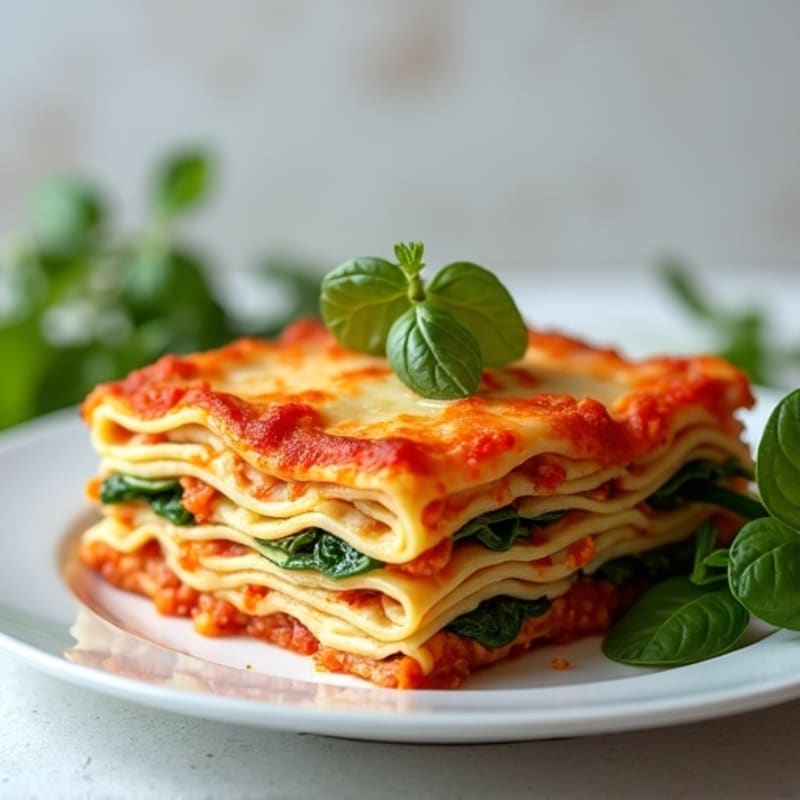Hearty Layered Veggie Lasagna