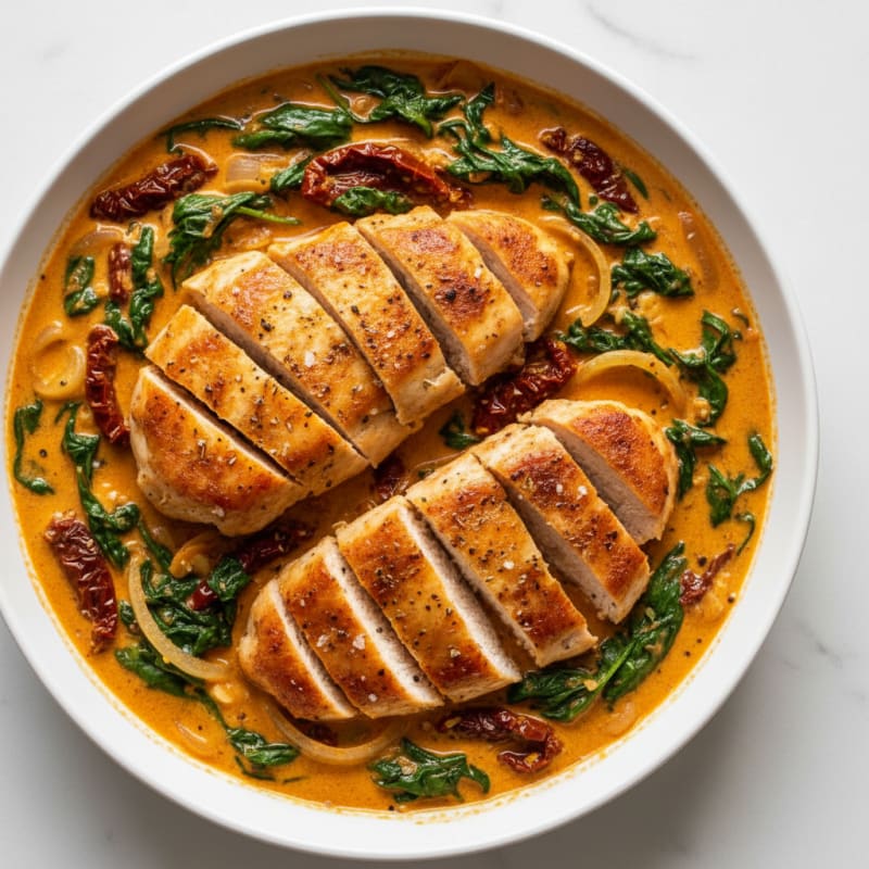 Creamy Tuscan Chicken Skillet