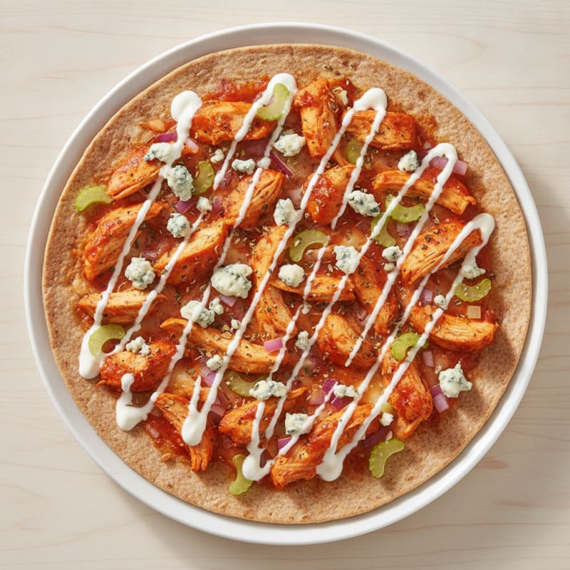 Buffalo Chicken Pizza with Blue Cheese