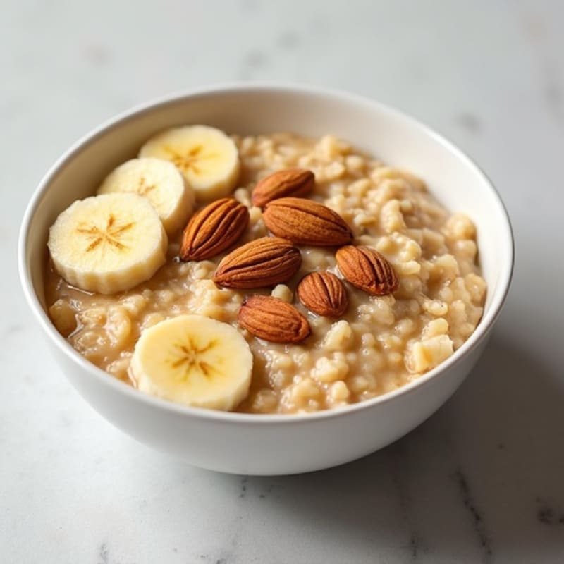 Protein-Packed Vanilla Almond Oatmeal Bowl