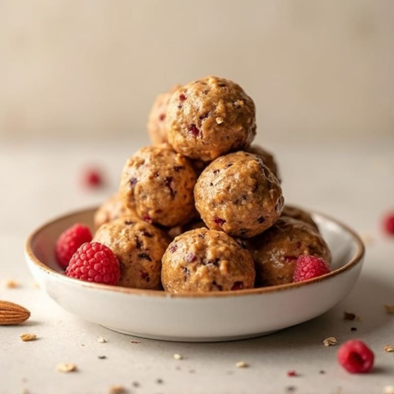 No-Bake Almond Butter Protein Bites