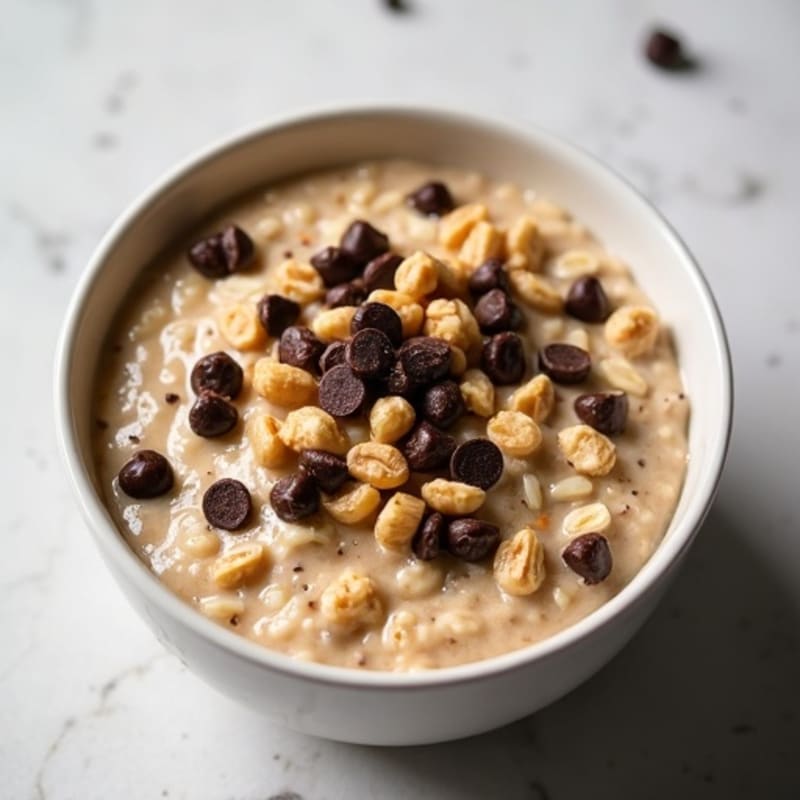 Creamy Chocolate Chip Cookie Dough Protein Oats
